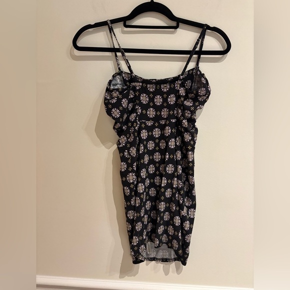Free People Center Of Attention Mini Dress in Black Combo Size XS - Picture 6 of 8
